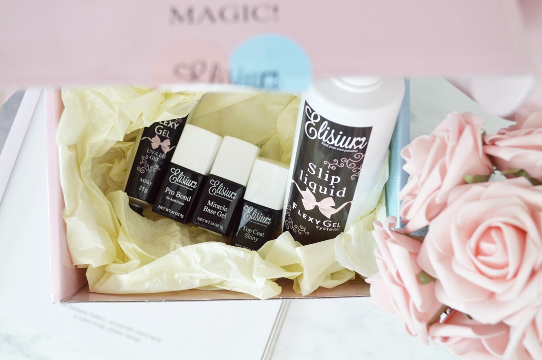 przedłużanie paznokci elisium flexy gel